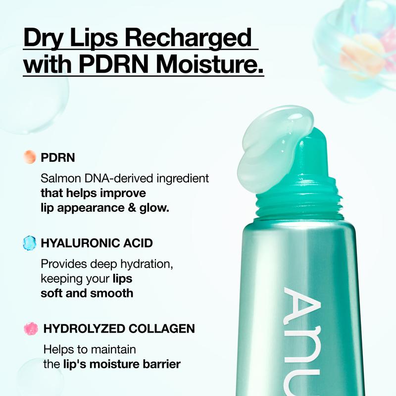 [Anua Official] PDRN Lip Serum 10ml l All day Hydrating Lip Serum, Salmon PDRN Collagen, Plumping, Long-Lasting Moisturizing, Dry Lips Treatment