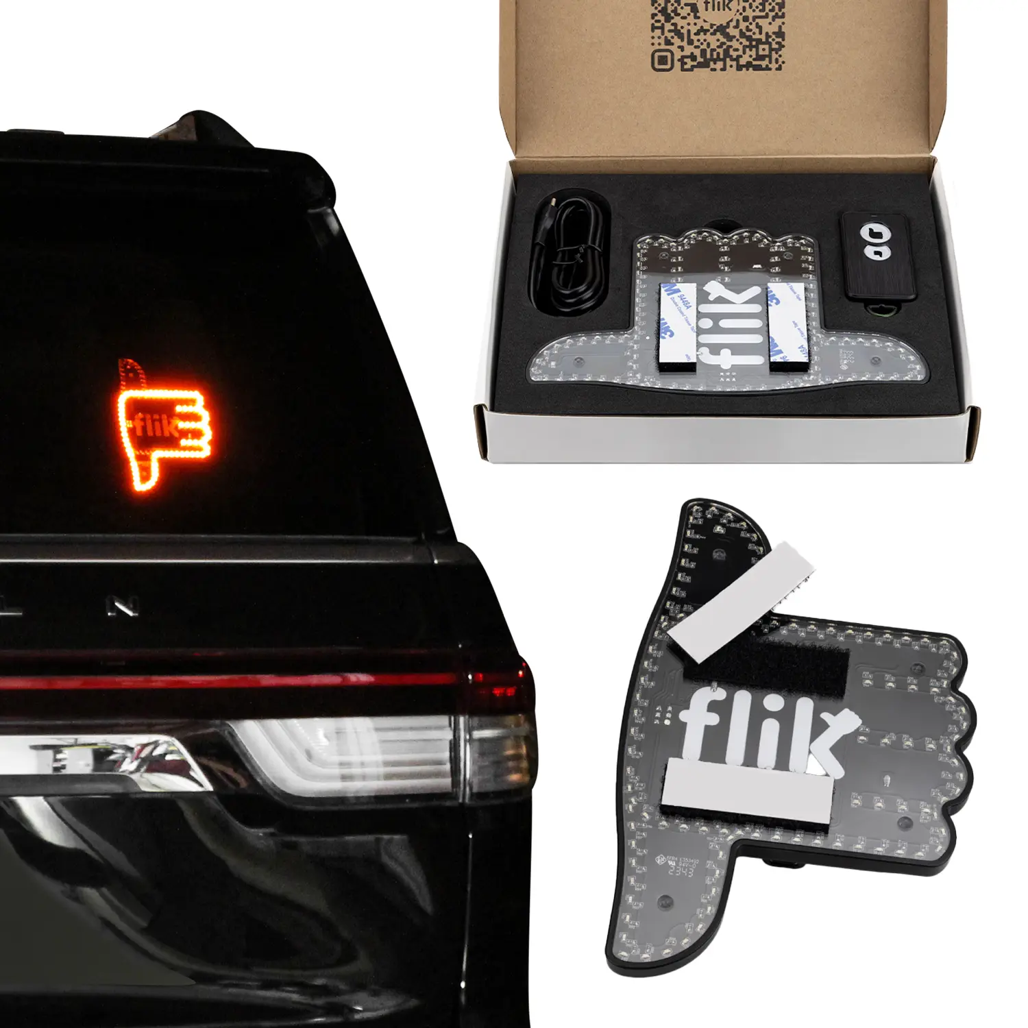 Flik Peacemaker - Thumbs Up / Down Light for your Car or Office! Flik me baby!