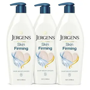 Jergens Skin Firming Body Lotion for Dry to Extra Dry Skin, Skin Tightening Cream with Collagen and Elastin, Dermatologist Tested, Hydralucence Blend Formula, 16.8 Oz, Pack of 3 Kao USA Inc.