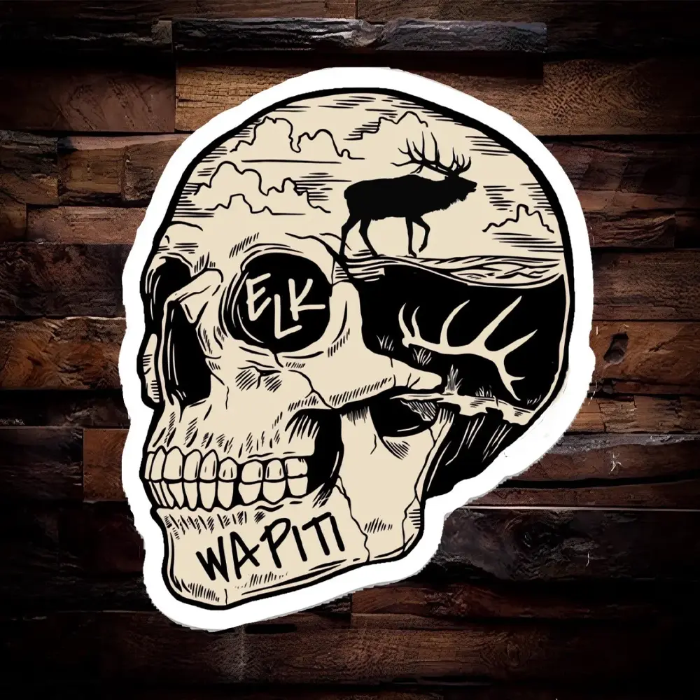 Elk Hunting Sticker Vinyl Hunting Sticker!