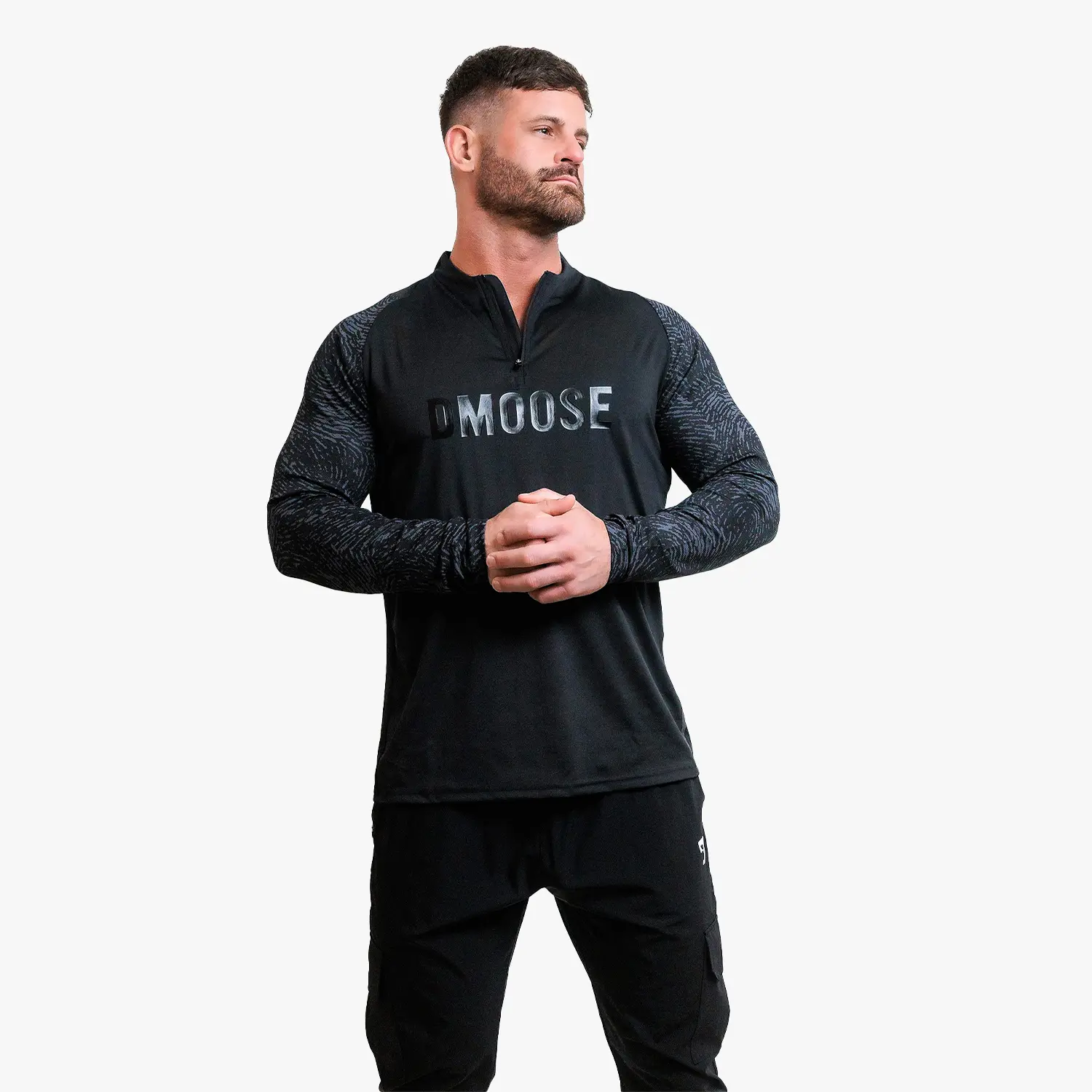 Ripped & Ready Long Sleeve Shirt for Men Casual Fabric Menswear Top
