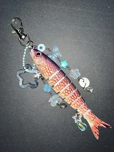 Colorful Fish Keychain – Trendy Accessory for Keys & Bags