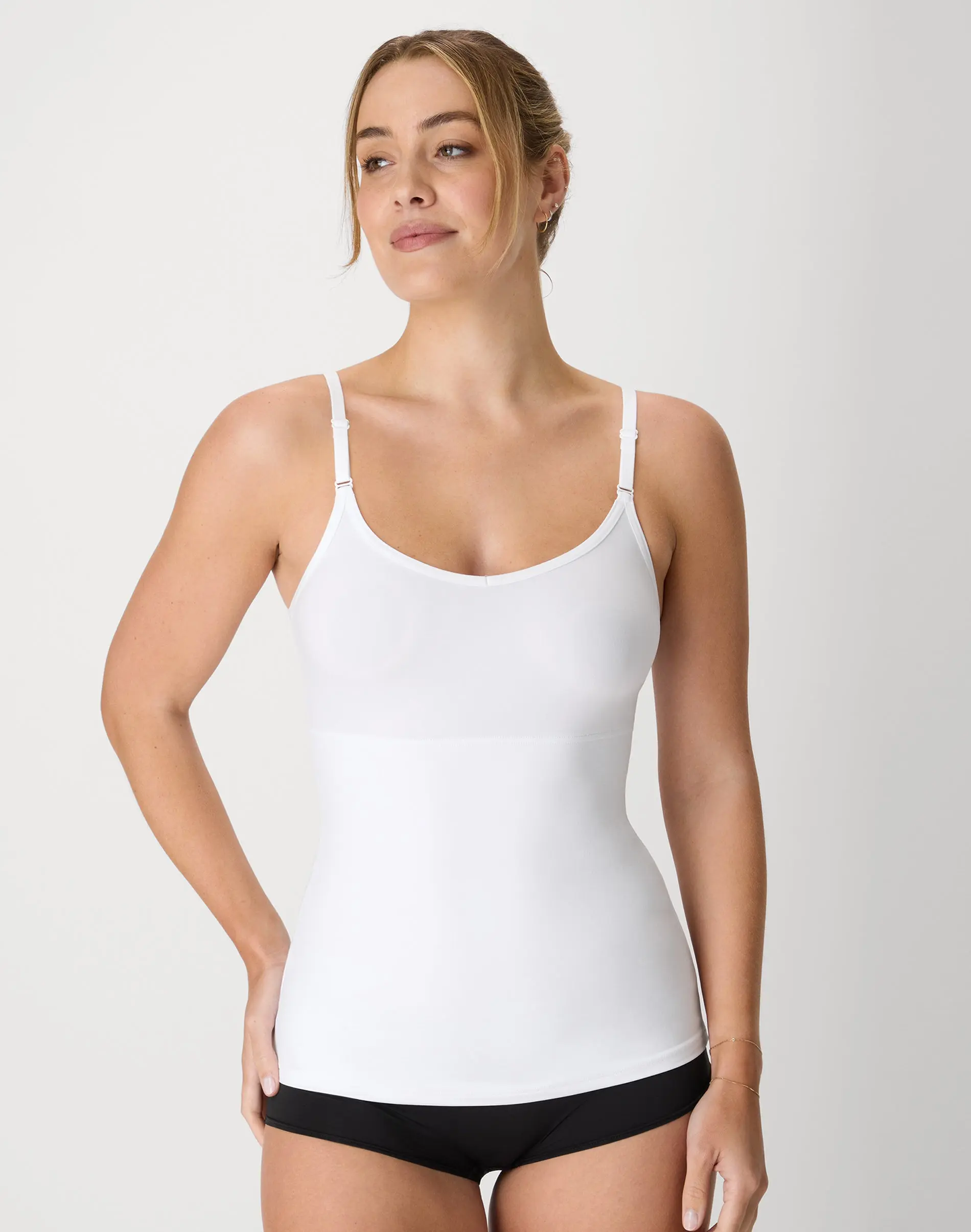 Maidenform Women's Shapwear Cami - Firm Control - Tummy & Back Smoothing with Convertible Straps