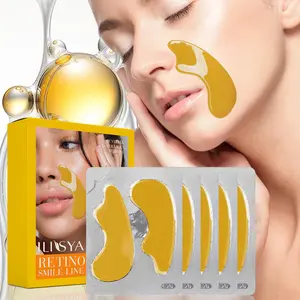 1 box, ILISYA Nasolabial Fold Patch, Collagen Facial Mask, moisturizes the skin around the corners of the mouth, enhances the beauty of your smile, a daily care cosmetic for the skin around the lips, a holiday gift, a Halloween gift, a Christmas gift