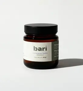 BARI Natural Deodorant Cream for Woman & Man Aluminum Free, Vegan, Clean