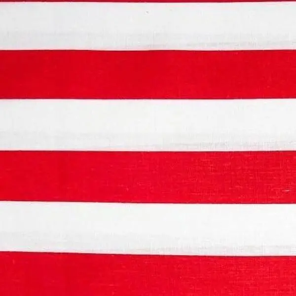 One Inch Stripe Print Poly Cotton Fabric