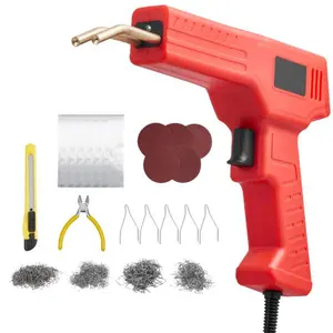 100W Plastic Welder Plastic Welding Gun with 800PCS Hot Staples, Portable Plastic Repair Kit for Car Bumper, Kayak & Daily Plastic Parts