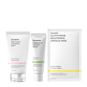 Genabelle Instant Clear Skin Set - Acne-Prone Cleanser, Calming Cream & Radiance Mask