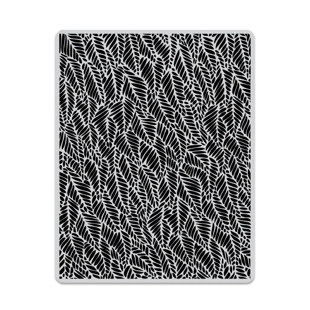 Leafy Background Cling Stamp