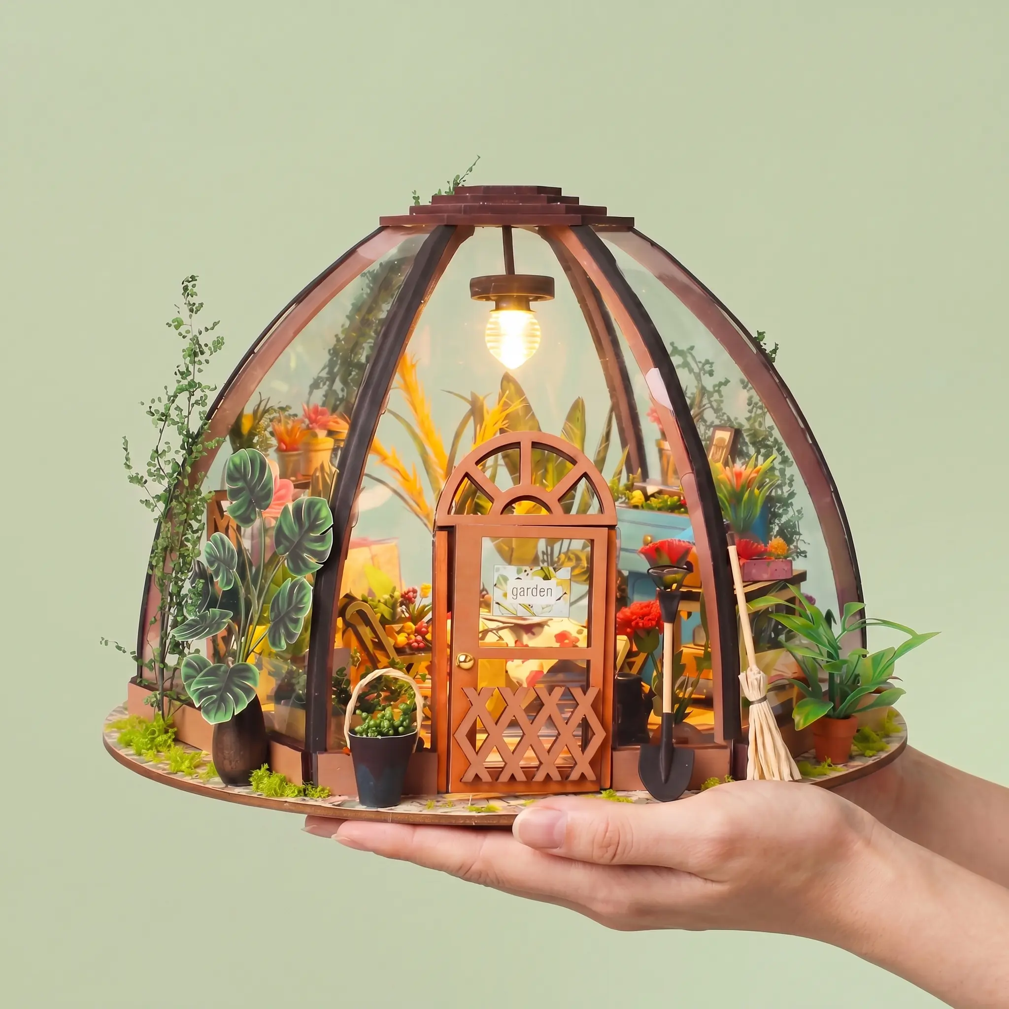Soothee DIY Miniature House Kit, DIY Book Nook with LED Light | 3D ...