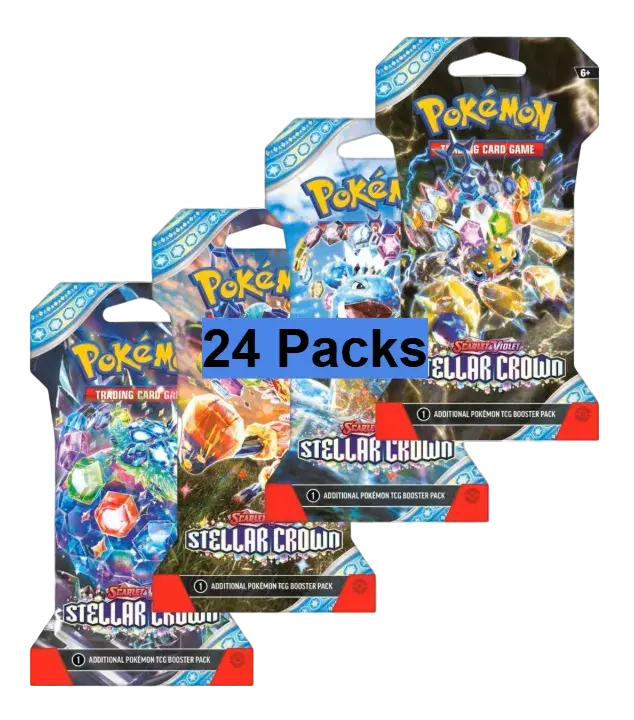 24x Sleeved Packs Stellar Crown (BULK PRICING) - Ship Sealed Only
