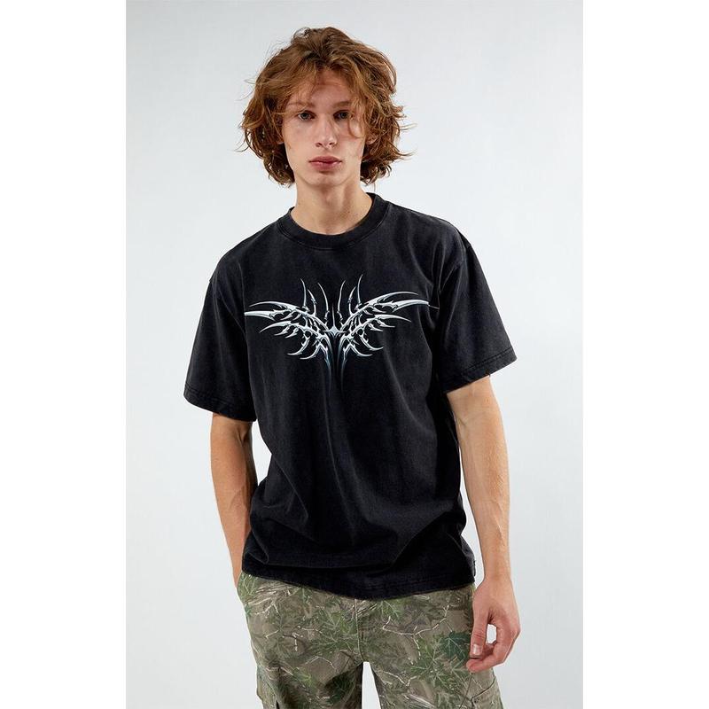 Pacsun Men's Cyber Wing Oversized T-Shirt