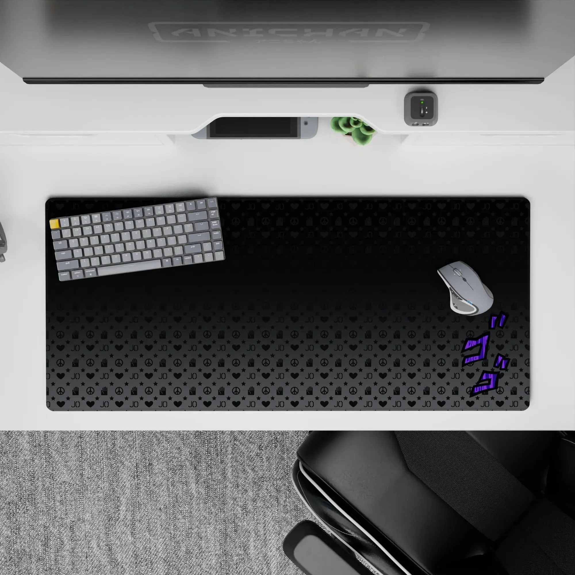 [SALE UP TO 30%]JoJo - Anime Desk Mat - Sound Aura, Mouse Pad for Anime Fan, Gaming Desk Accessories, Large Computer Pad, Desk Decor