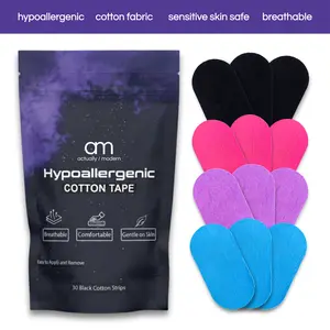 Actually Modern Hypoallergenic Cotton Mouth Tape - 30 Cotton Strips - Reduces Snoring, Restful Sleep, Sleep Aid Products, Snoring Solution, Ideal for Makeup and Cosmetic Use