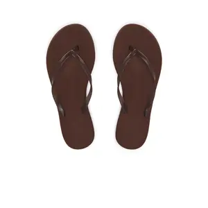 TKEES Aqua Flip Flops in Brun