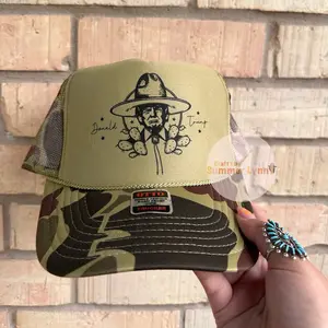 Cactus trump trucker hat