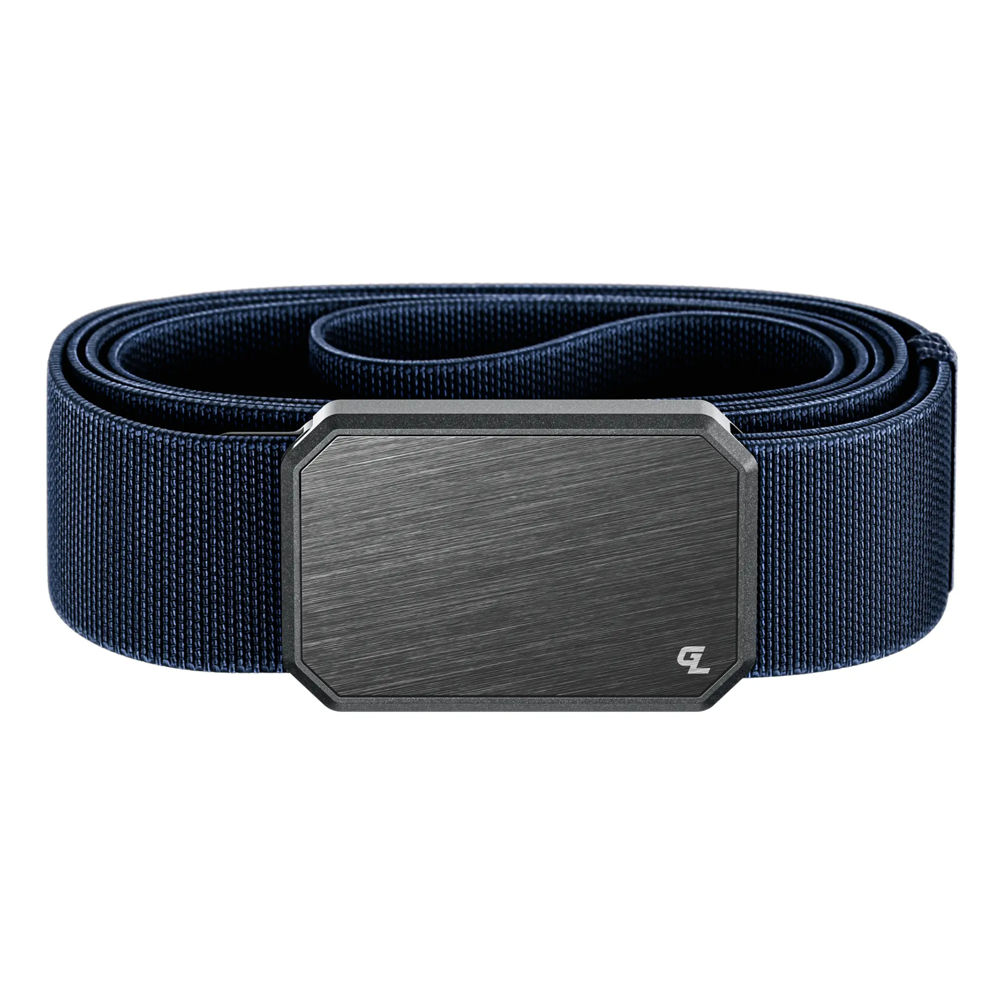 Groove Life Groove Belt, Men's Magnetic Stretch Belt, Adjustable Fit & Durable for Work, Everyday Carry & Casual Wear, Gun Metal / Abyss Navy