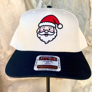 Santa Clause Christmas Snapback Trucker Hat Unisex