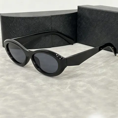 Popular Oval Cat Eye Sunglasses for Women Retro 90s Design Small Cat Eye Sun Glasses UV Protection Y2K Style