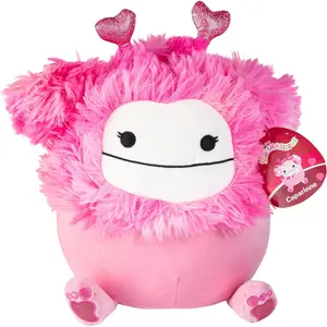 Squishmallows Pink Bigfoot - 10" Caparinne The Pink Bigfoot Plush - Collectible Soft & Squishy Stuffed Animal Toy - Gift for Kids, Girls & Boys