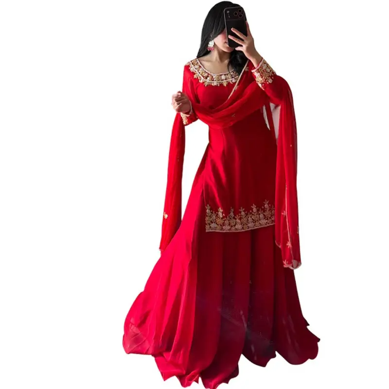 Heavy Handwork Kurtha Suit