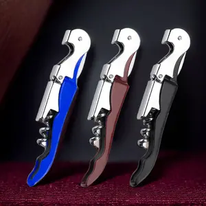 Multifunctional Wine & Beer Bottle Opener - Stainless Steel "Seahorse" Corkscrew - Portable & Compact