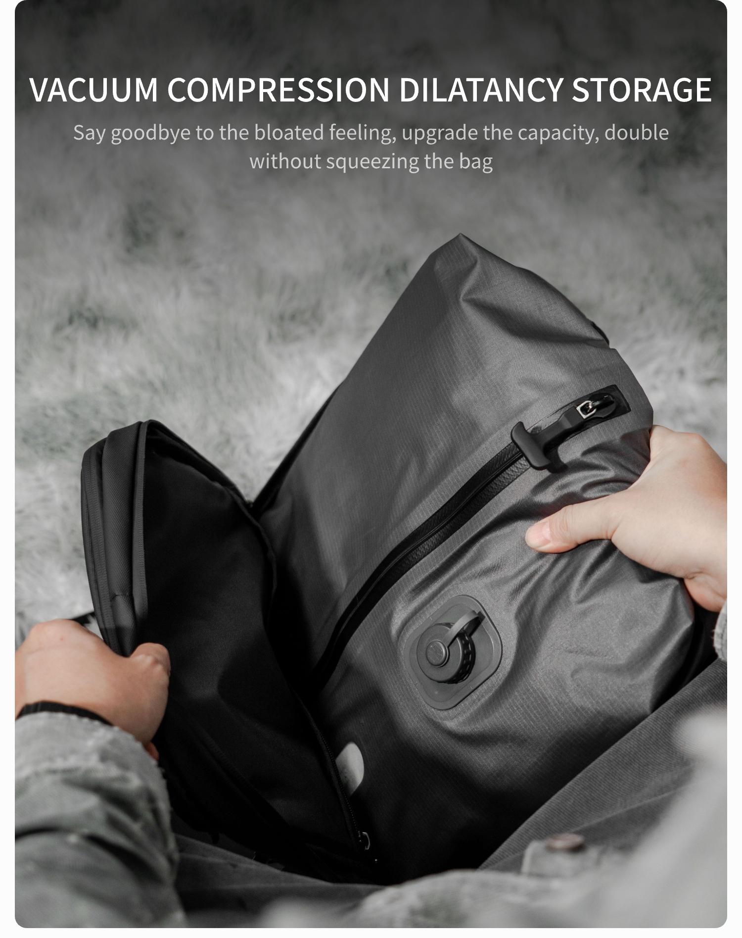 【CHAOFANJI】4-pack/Integrated vacuum bag/Automatic vacuum bag/Comes with rechargeable air pump/Travel compression bag