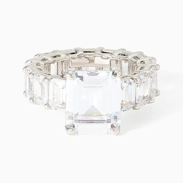 Radiance by Absolute™ Marysol Patton Emerald-Cut Eternity Ring