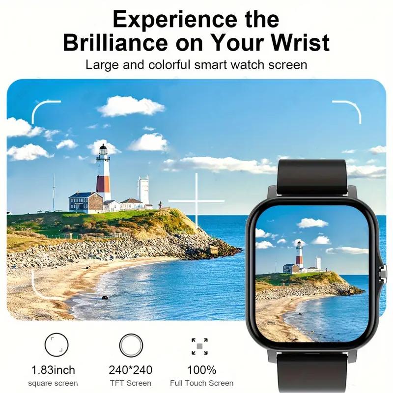 LAXASFIT Smartwatch with Fitness & Call Features Y13, Supports Calculator, Fitness Tracking, Bluetooth Calling, Message Notifications, Etc.Suitable for both men and women, it makes a great gift.Smartwatch Android and iOS AI GPS fashion  gadget