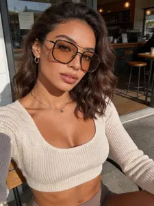 Unisex Fashion Classic Geometric Frame Boho Style, Decorative Lens, Pilot Shape Metal Frame, All Seasons Casual Wear, Versatile Travel Accessories