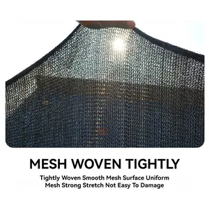 Mesh Sunshade, Sun Shelters Mesh Sunshade with Grommets, Hanging Sunscreen for Outdoor Shelter, Portable Garage, Yard Plants, Garden Pool & Camping Accessories - Camping Essentials & Gadgets Outdoorfun