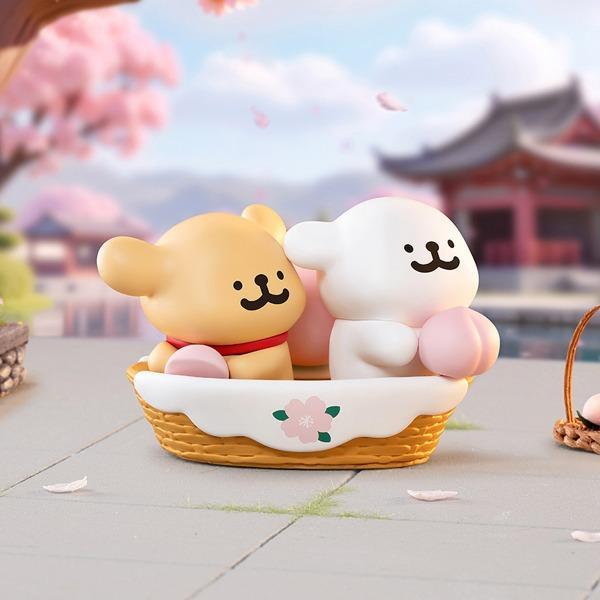 MNISO “Lines Little Puppy” Lucky Woof Series Blind Box — Cute Trendy Collectible Desk Ornament/Figurine, Holiday Gift