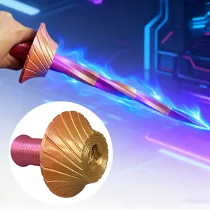 Retractable Sword, Retractable Lightsaber, 3D Printed Foldable Sword for Cosplay, 3D Printed Retractable Sword Kids Toys, Gravity Sword Creative Handmade Telescopic Toy Gift Model, Halloween Costume Weapons, Toy Sword, 3D Printed