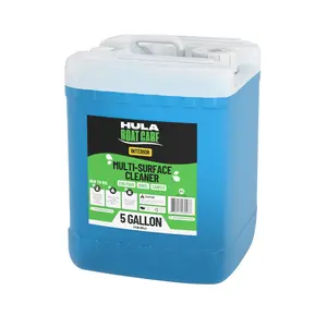 Hula Interior Boat Flooring Multi Surface Cleaner | Interior Boat Cleaner, Degreaser, and Protectant for EVA Foam Boat Decking, Marine Carpet, Vinyl and Upholstery | Made in USA (5 Gallon)