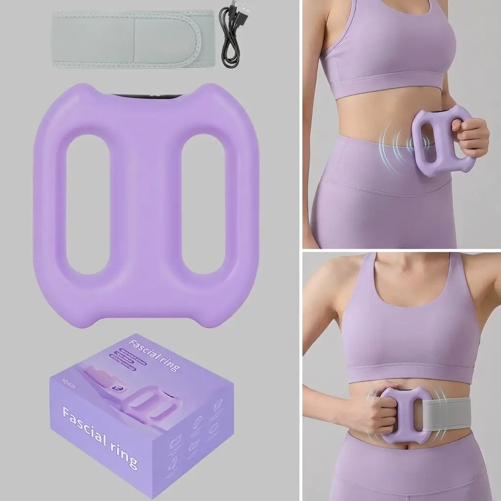 Rechargeable Wearable Personal Massager, Dual-Loop Design with 2 Vibration Modes and 5 Intensity Levels