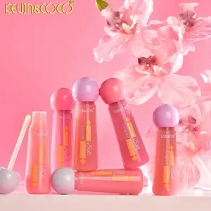 KEVIN&COCO Candy Balloon LipGloss - Pink Lipstick Makeup Product for Cosmetic Use
