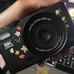 2025 Digital camera 5k,Portable Retro Camera,180° digital camera with flip screen,18X Digital Zoom vlogging camera,cameras for photography,Compact Travel Camera for Teens,Summer gifts