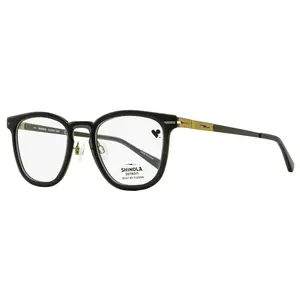 Shinola Flexon Keyhole Eyeglasses SH37001 012 Crystal Carbon 50mm