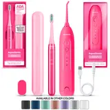 Icon Electric Toothbrush & Water Flosser Bundle - Travel case, charging cord Daily Oral Daily Oral Cleansing | AquaSonic Cordless Toothbrushes Cordless Teeth Cleaner Cordless Teeth Cleaner Cordless Teeth Cleaner Cordless Teeth Cleaner