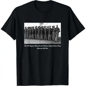 Civil US War Legacy Black History All Black Regiment T-Shirt
