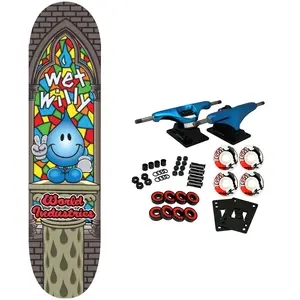 World Industries Skateboard Complete Wet Willy Stained Glass 8.25"