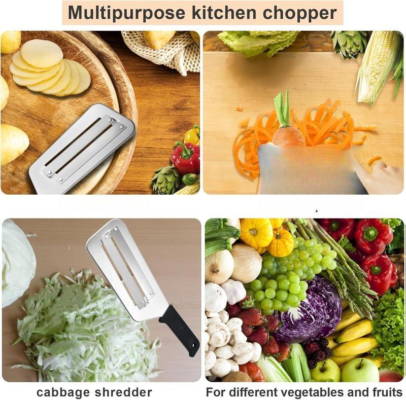 Cabbage Shredder for Coleslaw Sauerkraut cabbage slicer Cutter Chopper kitchen Knife Cabbage Peeler Lettuce Shredder lettuce Knife Cabbages Graters for Kitchen Fruit Vegetable Slicer Mandoline Slicers