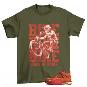 Bike Jordan 4 Brick by Brick Sneaker Matching Tee Shirt, Sweatshirt, Hoodie 3LC4