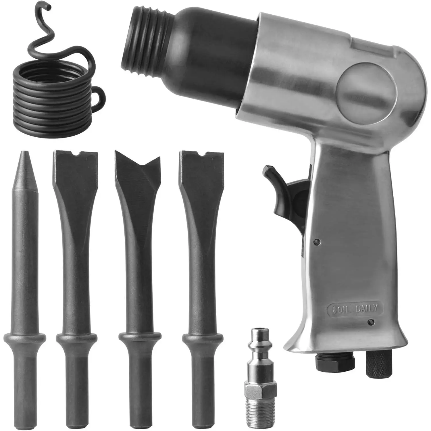 150mm air hammer kit 4-chisels, 4500 BPM, pneumatic hammer shovel , air chisel pneumatic shovel , pneumatic , air shovel Automotive Electrical