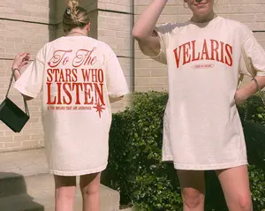 ACOTAR Shirt, To The Stars Quote T-Shirt Velaris Night Court Rhysand Feyre Licensed SJM Universe Merch Bookish Shirt Gift