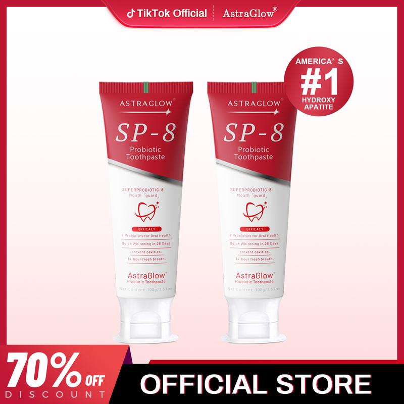 AstraGlow SP-8 toothpaste for Oral Health, Free of Fluoride ...