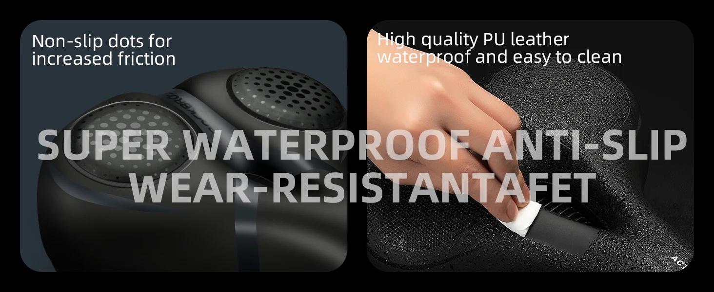 ROCKBROS Bike Seat for Men Women Comfort Wide Gel Bike Seat Replacement,Breathable Waterproof Padded Bicycle Saddle, Compatible with Cruiser/Mountain/Fat Bikes Visit the ROCKBROS Store