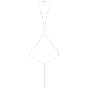 petit moments Pearl Body Chain in Gold