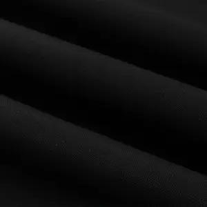 Premium Polyester Black Fabric Bolt 54"x10 Yards, DIY Craft Fabric Roll for Upholstery, Curtains, and Event Decor