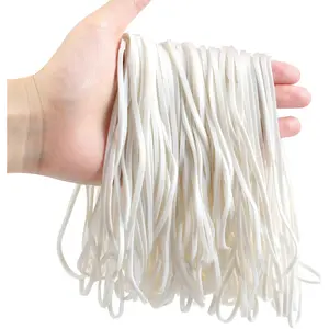 Large Rubber Bands, 120 count Big Rubber Bands, 7x1/8 Inches, White Rubber band, Giant Elastics for Office